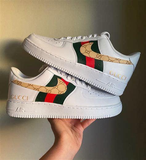 nike air force 1 gucci|air force 1 gucci custom.